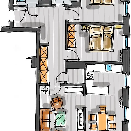 3-raum-ferienwohnung Mit Meerblick, Apartment