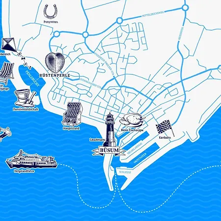 3-raum-ferienwohnung Mit Meerblick, * Büsum